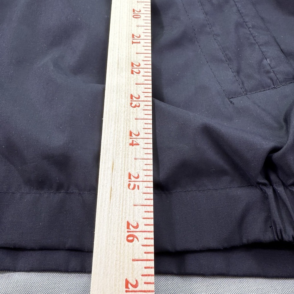 London Fog Men's Black Jacket Full Zip Pockets Elastic Waist Sz L Y2K‎ Retro - Picture 11 of 12